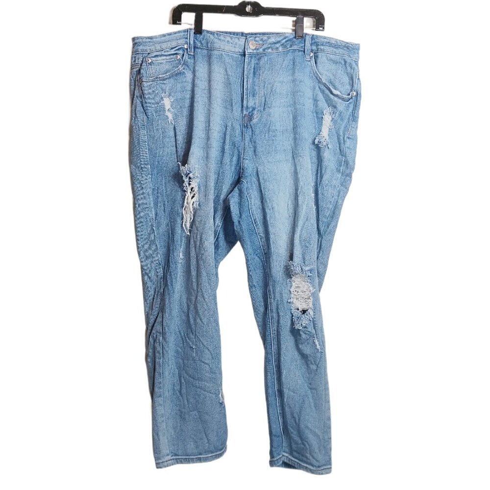Almost Famous Distressed Skinny Jeans Women’s 20 Light Wash High Rise Stretch